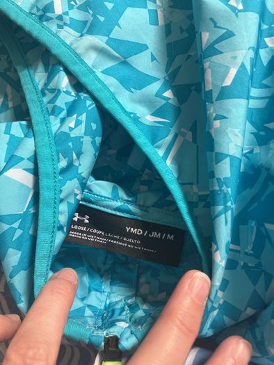 Under armour rain jacket / swim bag