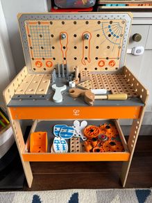 Hape Wooden Toy Workbench with Tools