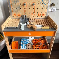 Hape Wooden Toy Workbench with Tools