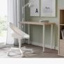 IKEA LINNMON / OLOV desk White stained oak effect/white Image 4
