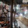 pair of Victorian extendable oil lamps FINAL REDUCTION EXTREMELY Heavy Image 7