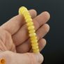 Luxury White Butterscotch Baltic Amber Beaded Stretch Bracelet for Men Women Perfectly Rounded Genuine Amber Donuts Image 2