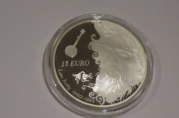 Luke Kelly Silver Proof coin 2020