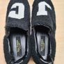 womens girls JC Juicy Couture Black terry cloth teddy Teresa slip on trainer  Size UK 4 EU 37 Image 7