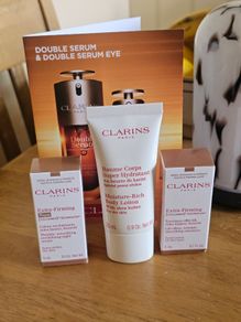 Clarins Serum & Body Lotion + Samples