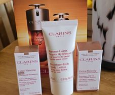 Clarins Serum & Body Lotion + Samples