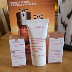 Clarins Serum & Body Lotion + Samples