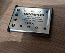 Olympus L43KA digital camera battery