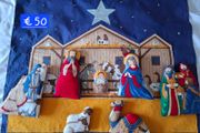 Vintage Nativity Wall Hanging (Handmade)