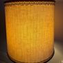 Mid-century retro vintage vine leaf table light with origal shade c1960 Image 4