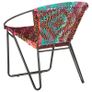 Circle Chair Multicolours Chindi Fabric Image 3