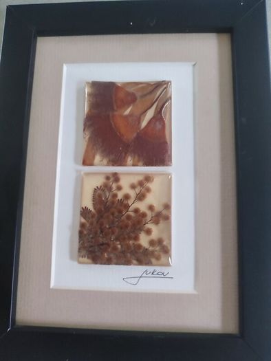 Unique artwork from Ocean Petals art studio are handmade with real Australian native fliowers