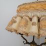 Early 20th century french brass bouillotte lamp with original shade Image 2