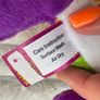 Fiesta The Fish Philosophy Pete The Perch Purple Plush Fish approx. 20 cm. long Used Please see photos Image 7