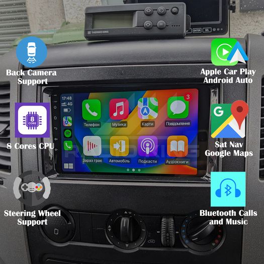 Premium Carplay Vw Transporter Android Auto Radio