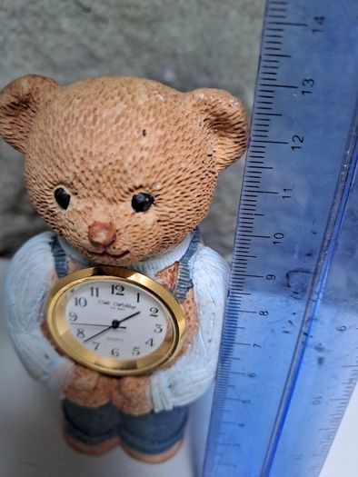 W Widdop Clock Teddy bear