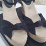CARVELA black wedges Sz 40 (6.5 -7) - BNIB Image 8