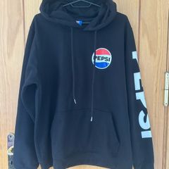 Black Pepsi Logo Hoodie M