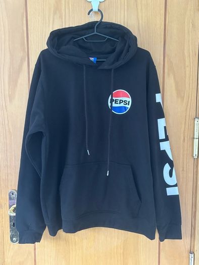 Black Pepsi Logo Hoodie M