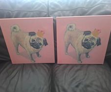 kids wall art x 2