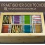 Brand New Premium tea box including sugar shaker 100 bamboo wood, with 8 dividers - Image 3