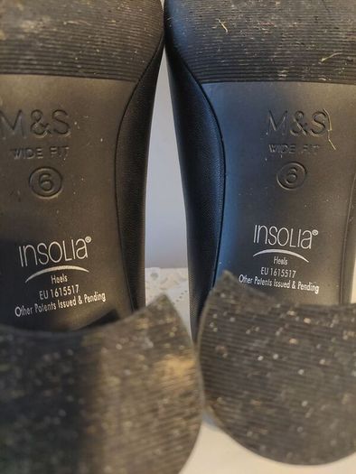 Black marks&spencer shoes.