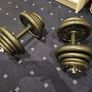 2x 20kg Cast Iron Dumbbells Image 2