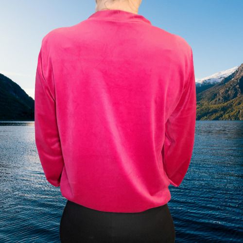 Velor sweatshirt