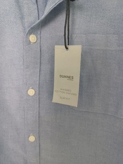 New Mens Slim Fit Oxford Shirt Size Large