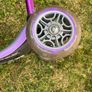 Girls purple 3 wheel scooter Image 4
