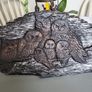 Wall plaque owl family Image 7