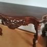 Hall table large solid wood carved Image 8