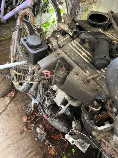 Car parts-engines clear out.