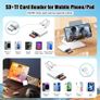 SD Card Reader for iPhone iPad, Lightning+USB C Memory Card Reader Adapter USB C SD Card Reader with Dual Slot MicroSD/SD USB OTG Adapter Camera Card Viewer, Plug and Play Image 2