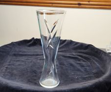 Waterford Crystal John Rocha Vapour Vase Contemporary Irish Art Glass 22cm