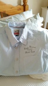 MZGZ Brand Stripe Shirt - Size S