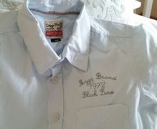 MZGZ Brand Stripe Shirt - Size S