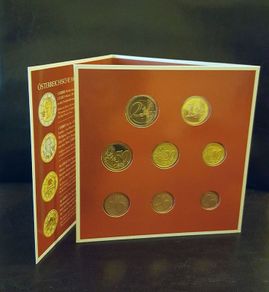Austria 2004 year Brilliant Uncirculated  Euro Coin set.