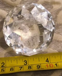 Edinburgh Castle crystal paper weight