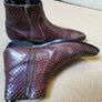 Asos Brown Snakeskin Chelsea boots Image 2
