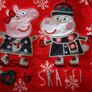 New peppa pig fleece with hood tags attached and sticker book Image 2