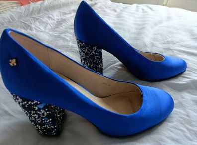 Amy Huberman Bourbon blue shoes uk5