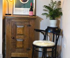 Mid-Century Solid Oak Cabinet