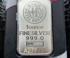 Turkey Nadir Metal Refinery Silver 1 Oz .999 Fine Sealed Bar In Assay Card