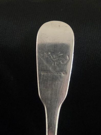 1842 Irish Sterling Silver Spoon