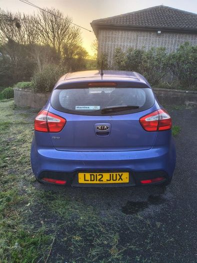 Kia Rio 2012 UK plates