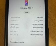 Samsung A03 s