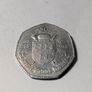 Dublin Millennium 50 pence Image 2