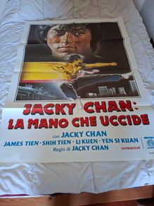 Italian Jackie Chan movie poster - The Fearless Hyena