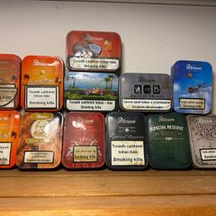 Peterson tobacco tins collection rare